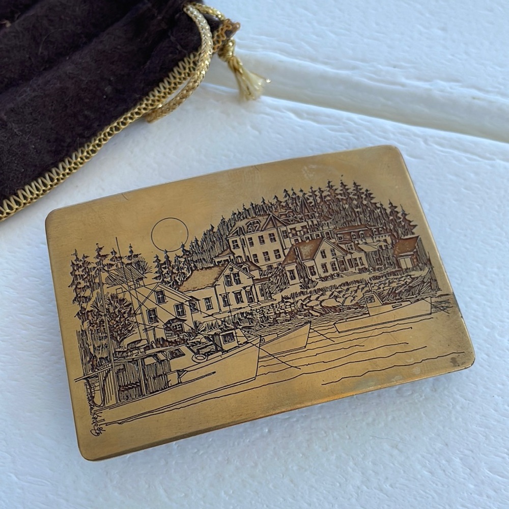 Ampersand Brass Kalamazoo Michigan Belt Buckle